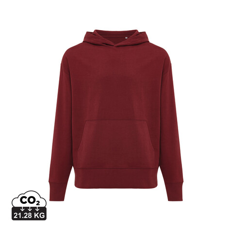 IQONIQ Yoho Relax-Hoodie aus recycelter Baumwolle burgunderrot bedrucken, Art.-Nr. T9402.007.XXS IQONIQ Yoho Relax-Hoodie aus recycelter Baumwolle burgunderrot bedrucken, Art.-Nr. T9402.007.XXS