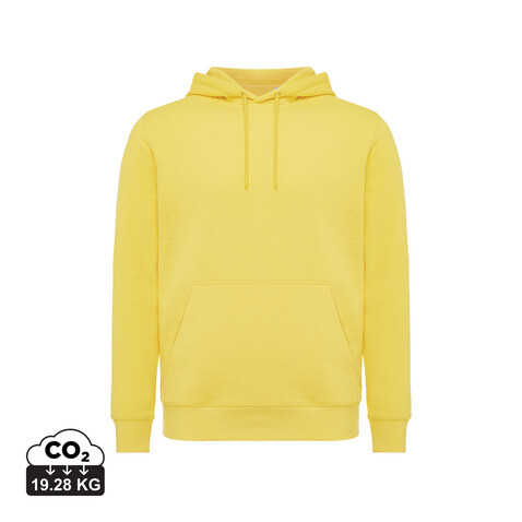 IQONIQ Rila Lightweight Hoodie aus recycelter Baumwolle gelb bedrucken, Art.-Nr. T9404.045.XXL IQONIQ Rila Lightweight Hoodie aus recycelter Baumwolle gelb bedrucken, Art.-Nr. T9404.045.XXL