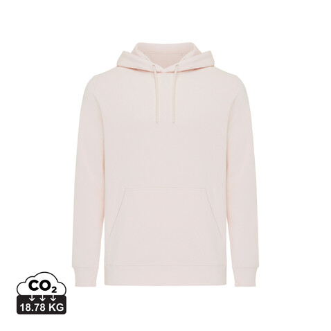 IQONIQ Rila Lightweight Hoodie aus recycelter Baumwolle cloud pink bedrucken, Art.-Nr. T9404.039.XXS