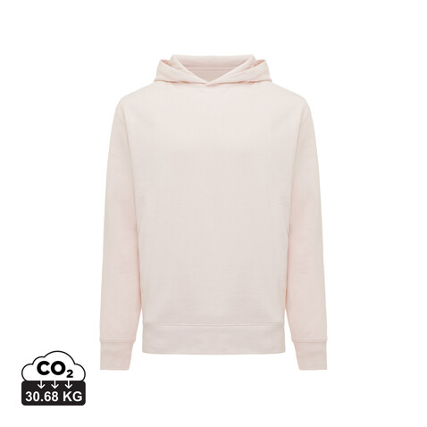 IQONIQ Yengo Hoodie mit Seitentaschen aus rec. Baumwolle cloud pink bedrucken, Art.-Nr. T9405.039.XXL