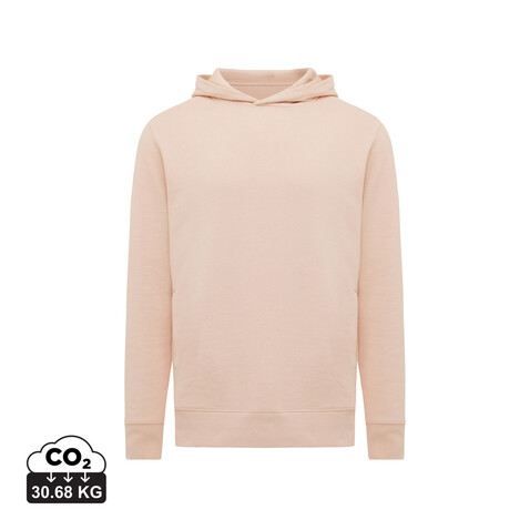 IQONIQ Yengo Hoodie mit Seitentaschen aus rec. Baumwolle peach nectar bedrucken, Art.-Nr. T9405.038.XXXL