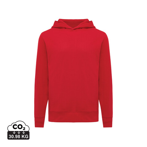 IQONIQ Yengo Hoodie mit Seitentaschen aus rec. Baumwolle rot bedrucken, Art.-Nr. T9405.029.XS IQONIQ Yengo Hoodie mit Seitentaschen aus rec. Baumwolle rot bedrucken, Art.-Nr. T9405.029.XS