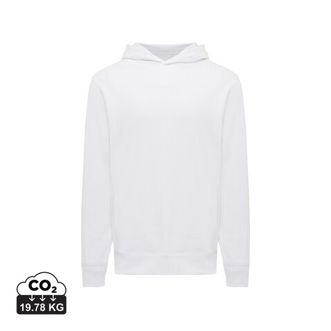 IQONIQ Yengo Hoodie mit Seitentaschen aus rec. Baumwolle recycled white bedrucken, Art.-Nr. T9405.004.L IQONIQ Yengo Hoodie mit Seitentaschen aus rec. Baumwolle recycled white bedrucken, Art.-Nr. T9405.004.L