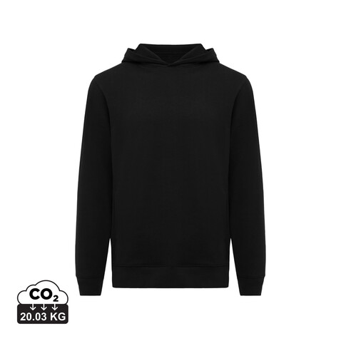 IQONIQ Yengo Hoodie mit Seitentaschen aus rec. Baumwolle schwarz bedrucken, Art.-Nr. T9405.001.M IQONIQ Yengo Hoodie mit Seitentaschen aus rec. Baumwolle schwarz bedrucken, Art.-Nr. T9405.001.M