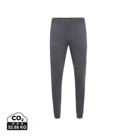 IQONIQ Cooper Jogger aus recycelter Baumwolle heather anthracite bedrucken, Art.-Nr. T9500.014.XXS