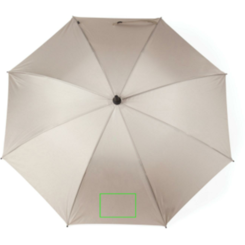 VINGA Baltimore AWARE™ RPET 23“ Regenschirm greige bedrucken, Art.-Nr. V850119