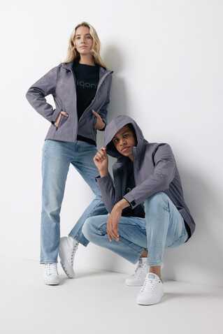 IQONIQ Makalu Damen Softshelljacke aus recyceltem Polyester vulcano heather grey bedrucken, Art.-Nr. T4700.028.XL IQONIQ Makalu Damen Softshelljacke aus recyceltem Polyester vulcano heather grey bedrucken, Art.-Nr. T4700.028.XL