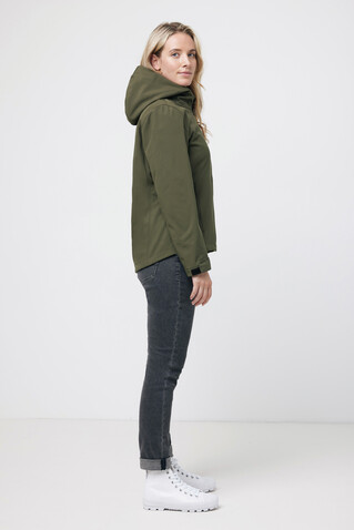 IQONIQ Makalu Damen Softshelljacke aus recyceltem Polyester khaki bedrucken, Art.-Nr. T4700.020.L