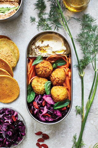 Black+Blum Stainless Steel Double Bento Box grau bedrucken, Art.-Nr. P439.2002 Black+Blum Stainless Steel Double Bento Box grau bedrucken, Art.-Nr. P439.2002