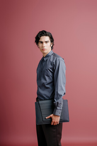 XD Design 14&quot; Mobile Office Sleeve schwarz, schwarz bedrucken, Art.-Nr. P788.2001