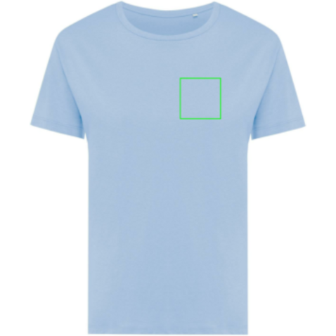 IQONIQ Yala Damen T-Shirt aus recycelter Baumwolle sky blue bedrucken, Art.-Nr. T4100.022.XS IQONIQ Yala Damen T-Shirt aus recycelter Baumwolle sky blue bedrucken, Art.-Nr. T4100.022.XS