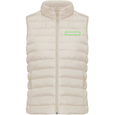 IQONIQ Meru Damen Bodywarmer aus recyceltem Polyester beige bedrucken, Art.-Nr. T4702.030.XXXL IQONIQ Meru Damen Bodywarmer aus recyceltem Polyester beige bedrucken, Art.-Nr. T4702.030.XXXL