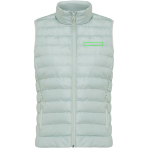 IQONIQ Meru Damen Bodywarmer aus recyceltem Polyester Iceberg green bedrucken, Art.-Nr. T4702.023.XXS IQONIQ Meru Damen Bodywarmer aus recyceltem Polyester Iceberg green bedrucken, Art.-Nr. T4702.023.XXS