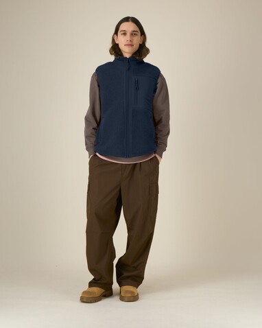 Liner - Die Unisex-Sherpaweste - French Navy - 3XL bedrucken, Art.-Nr. STJU249C7273X