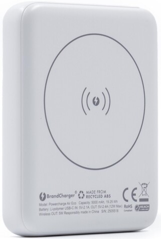 BrandCharger Powercharge Air kabellose Powerbank – Weiß bedrucken, Art.-Nr. 002999076_1306463 BrandCharger Powercharge Air kabellose Powerbank – Weiß bedrucken, Art.-Nr. 002999076_1306463