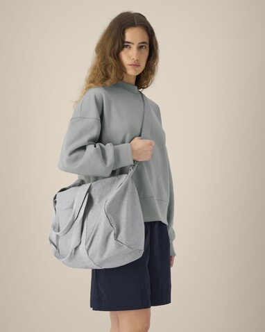Duffle Bag - Die Canvas-Reisetasche - Heather Grey - OS bedrucken, Art.-Nr. STAU892C250OS