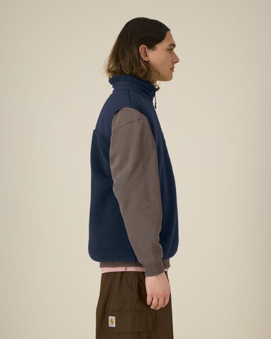 Liner - Die Unisex-Sherpaweste - French Navy - XXL bedrucken, Art.-Nr. STJU249C7272X