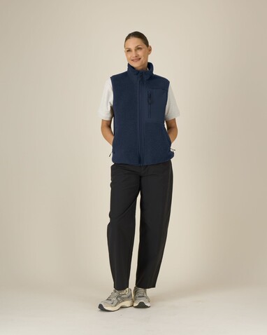 Liner - Die Unisex-Sherpaweste - French Navy - XS bedrucken, Art.-Nr. STJU249C727XS