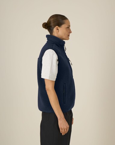 Liner - Die Unisex-Sherpaweste - French Navy - 3XL bedrucken, Art.-Nr. STJU249C7273X