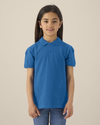 Mini Sprinter - Das Iconic Kinder-Polo - Royal Blue - 5-6/110-116cm bedrucken, Art.-Nr. STPK908C23005