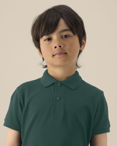 Mini Sprinter - Das Iconic Kinder-Polo - Glazed Green - 3-4/98-104cm bedrucken, Art.-Nr. STPK908C03603