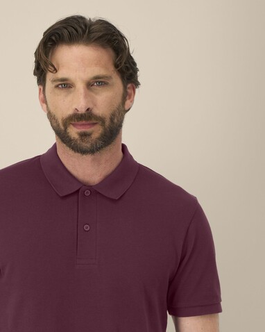 Stanley Coaster - Das Herren-Polo - Deep Plum - M bedrucken, Art.-Nr. STPM224C1511M