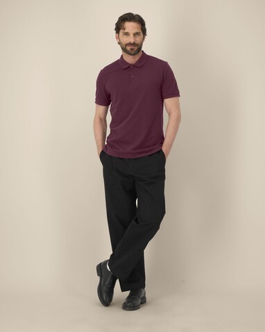 Stanley Coaster - Das Herren-Polo - Deep Plum - M bedrucken, Art.-Nr. STPM224C1511M