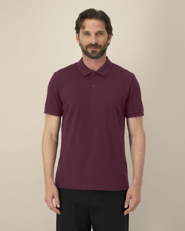 Stanley Coaster - Das Herren-Polo - Deep Plum - M bedrucken, Art.-Nr. STPM224C1511M