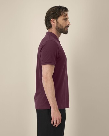 Stanley Coaster - Das Herren-Polo - Deep Plum - M bedrucken, Art.-Nr. STPM224C1511M