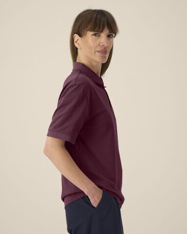 Prepster 2.0 - Das Unisex-Polo - Deep Plum - XL bedrucken, Art.-Nr. STPU222C1511X