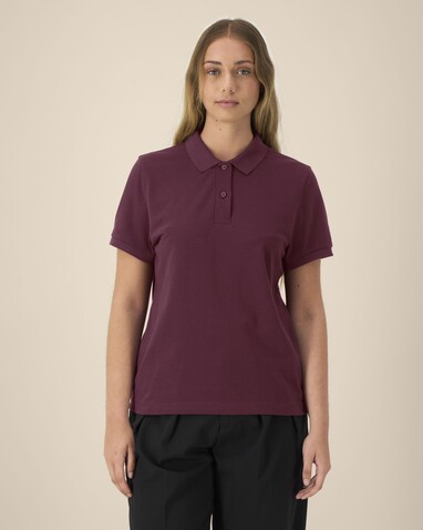 Stella Coaster - Das Damen-Polo - Deep Plum - XS bedrucken, Art.-Nr. STPW977C151XS