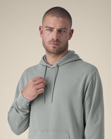 Archer Vintage - Der Garment-Dyed Unisex-Hoodie aus French Terry - G. Dyed Misty Grey - S bedrucken, Art.-Nr. STSU040C1571S Archer Vintage - Der Garment-Dyed Unisex-Hoodie aus French Terry - G. Dyed Misty Grey - S bedrucken, Art.-Nr. STSU040C1571S