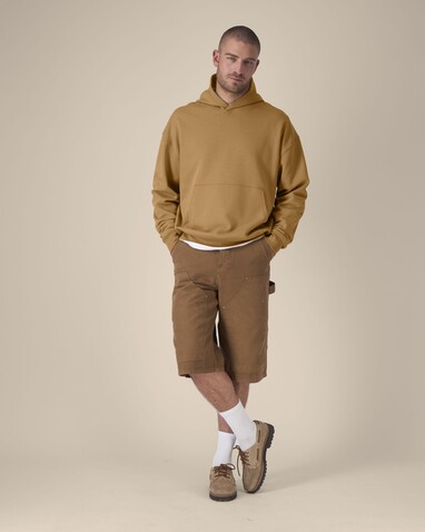 Chaser - Der Relaxed Unisex-Hoodie - Grounded Beige - XXL bedrucken, Art.-Nr. STSU077C1522X