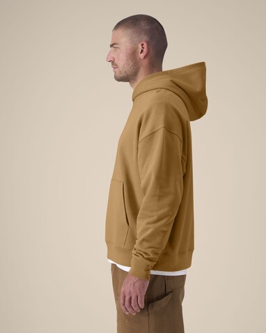 Chaser - Der Relaxed Unisex-Hoodie - Grounded Beige - XXL bedrucken, Art.-Nr. STSU077C1522X