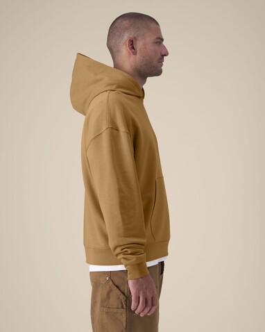 Chaser - Der Relaxed Unisex-Hoodie - Grounded Beige - XXS bedrucken, Art.-Nr. STSU077C1522S
