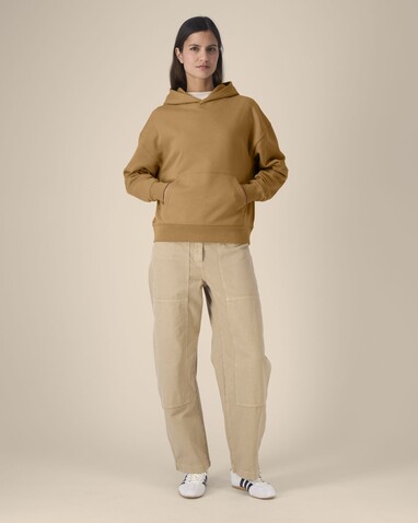 Chaser - Der Relaxed Unisex-Hoodie - Grounded Beige - S bedrucken, Art.-Nr. STSU077C1521S
