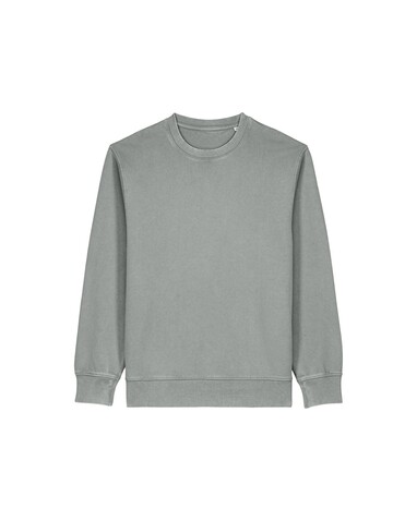 Matcher Vintage - Das Garment-Dyed Rundhals-Unisex-Sweatshirt aus French Terry - G. Dyed Misty Grey - XS bedrucken, Art.-Nr. STSU085C157XS