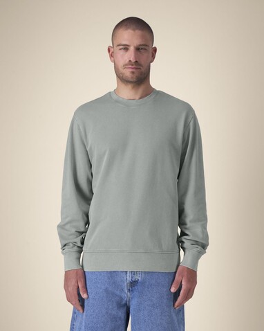 Matcher Vintage - Das Garment-Dyed Rundhals-Unisex-Sweatshirt aus French Terry - G. Dyed Misty Grey - S bedrucken, Art.-Nr. STSU085C1571S Matcher Vintage - Das Garment-Dyed Rundhals-Unisex-Sweatshirt aus French Terry - G. Dyed Misty Grey - S bedrucken, Art.-Nr. STSU085C1571S