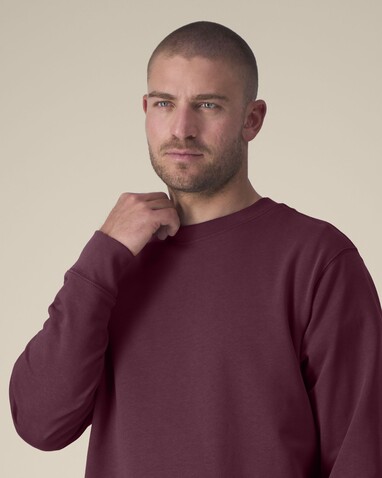 Changer 2.0 - Das Iconic Rundhals-Unisex-Sweatshirt - Deep Plum - M bedrucken, Art.-Nr. STSU178C1511M