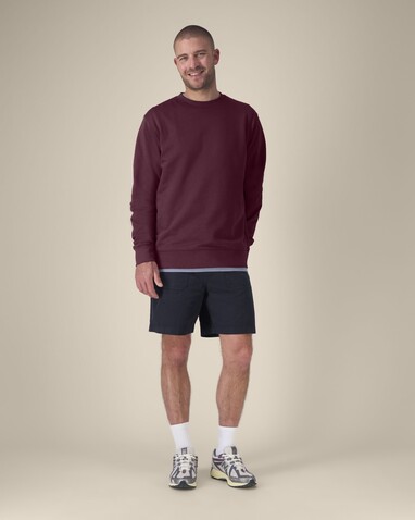 Changer 2.0 - Das Iconic Rundhals-Unisex-Sweatshirt - Deep Plum - L bedrucken, Art.-Nr. STSU178C1511L