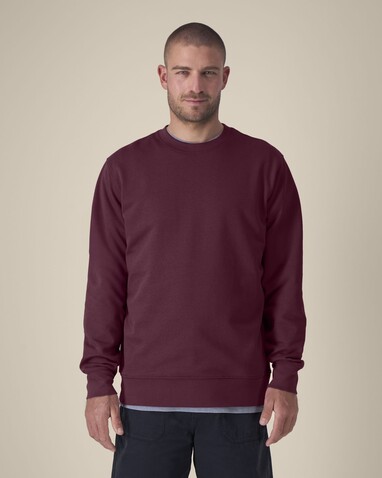 Changer 2.0 - Das Iconic Rundhals-Unisex-Sweatshirt - Deep Plum - XXS bedrucken, Art.-Nr. STSU178C1512S