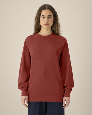 Changer 2.0 - Das Iconic Rundhals-Unisex-Sweatshirt - Earthy Red - 3XL bedrucken, Art.-Nr. STSU178C1503X