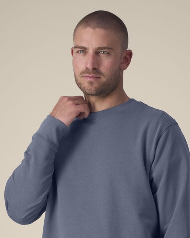 Changer 2.0 - Das Iconic Rundhals-Unisex-Sweatshirt - Blue Grey - XXL bedrucken, Art.-Nr. STSU178C1562X