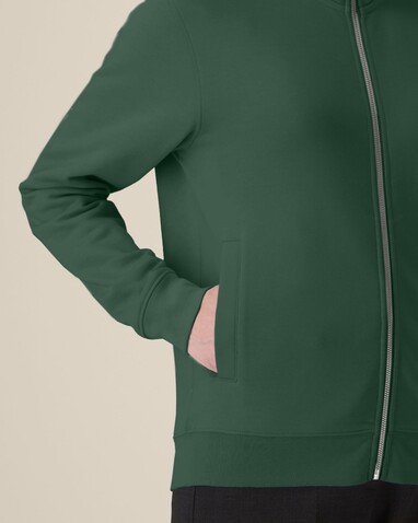 Trailer 2.0 - Das Unisex-Sweatshirt mit Reißverschluss und Stehkragen - Bottle Green - S bedrucken, Art.-Nr. STSU253C2241S Trailer 2.0 - Das Unisex-Sweatshirt mit Reißverschluss und Stehkragen - Bottle Green - S bedrucken, Art.-Nr. STSU253C2241S