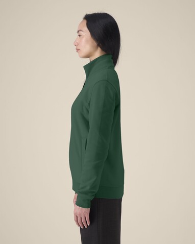 Trailer 2.0 - Das Unisex-Sweatshirt mit Reißverschluss und Stehkragen - Bottle Green - 5XL bedrucken, Art.-Nr. STSU253C2245X Trailer 2.0 - Das Unisex-Sweatshirt mit Reißverschluss und Stehkragen - Bottle Green - 5XL bedrucken, Art.-Nr. STSU253C2245X