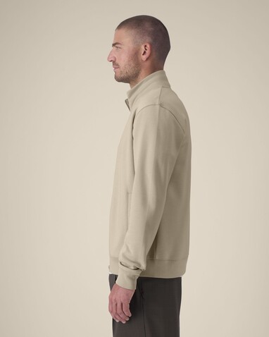 Trailer 2.0 - Das Unisex-Sweatshirt mit Reißverschluss und Stehkragen - Desert Dust - M bedrucken, Art.-Nr. STSU253C0281M