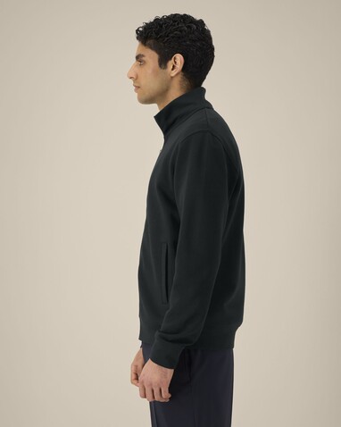Trailer 2.0 - Das Unisex-Sweatshirt mit Reißverschluss und Stehkragen - Black - M bedrucken, Art.-Nr. STSU253C0021M