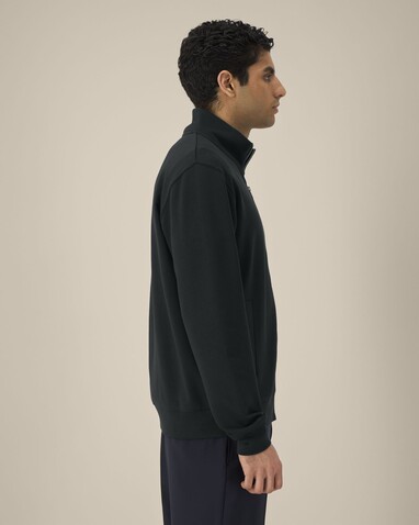 Trailer 2.0 - Das Unisex-Sweatshirt mit Reißverschluss und Stehkragen - Black - 4XL bedrucken, Art.-Nr. STSU253C0024X