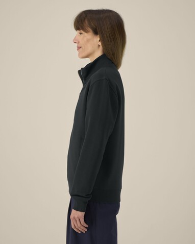 Trailer 2.0 - Das Unisex-Sweatshirt mit Reißverschluss und Stehkragen - Black - XXS bedrucken, Art.-Nr. STSU253C0022S
