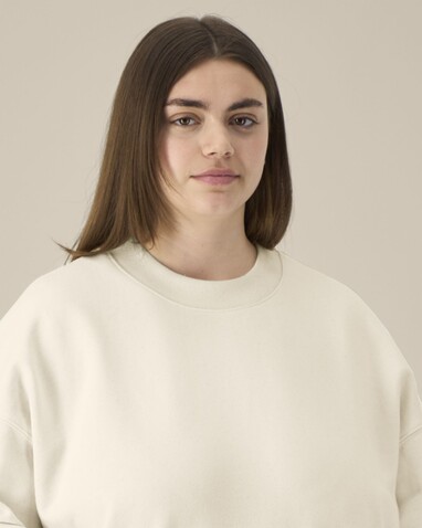 Ryler - Das Boxy Rundhals-Unisex-Sweatshirt aus recycelter Baumwolle - Natural Raw - XXS bedrucken, Art.-Nr. STSU255C0542S Ryler - Das Boxy Rundhals-Unisex-Sweatshirt aus recycelter Baumwolle - Natural Raw - XXS bedrucken, Art.-Nr. STSU255C0542S